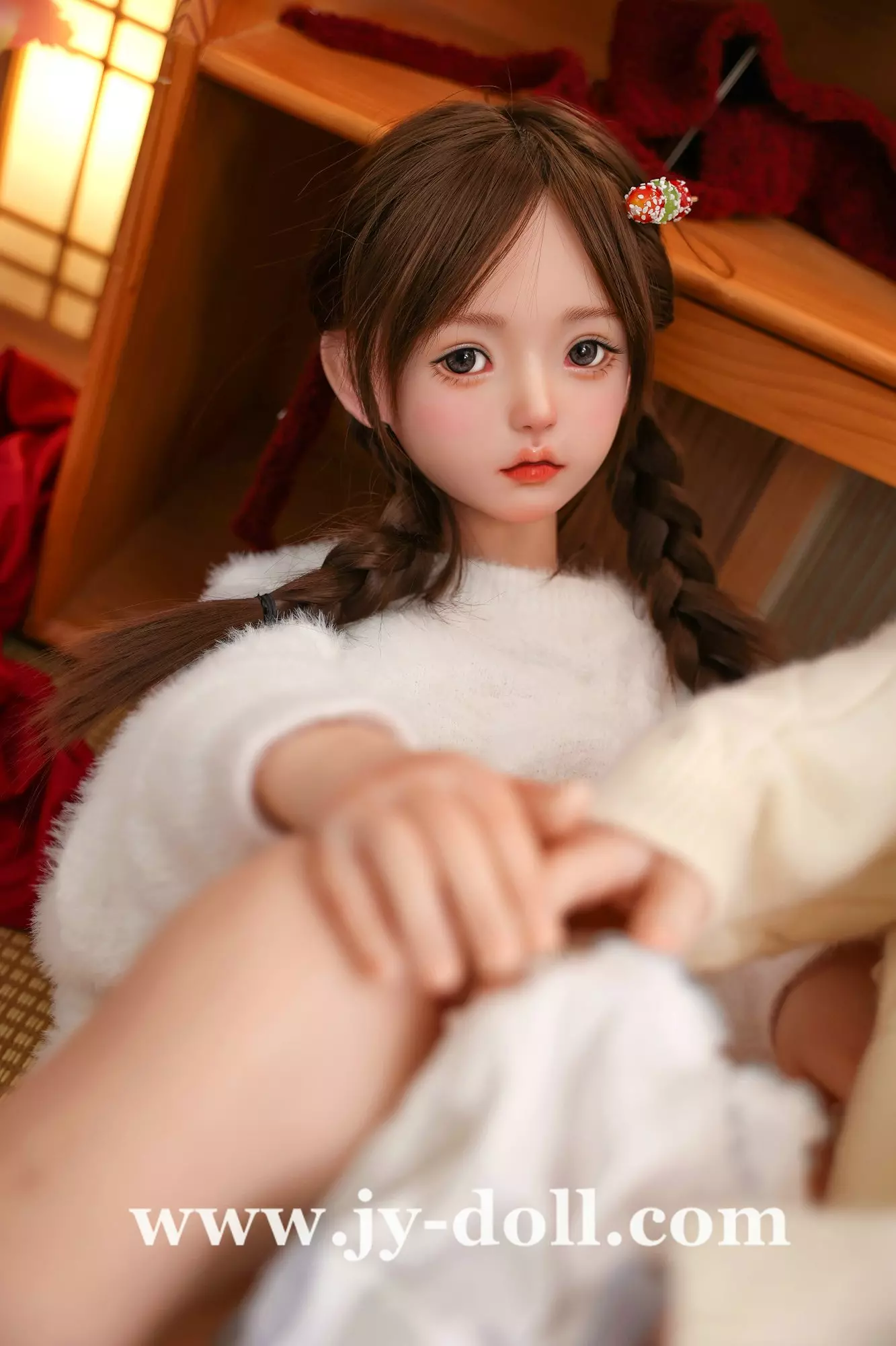 JY Doll 123CM E cup full silicone doll Roy cute doll