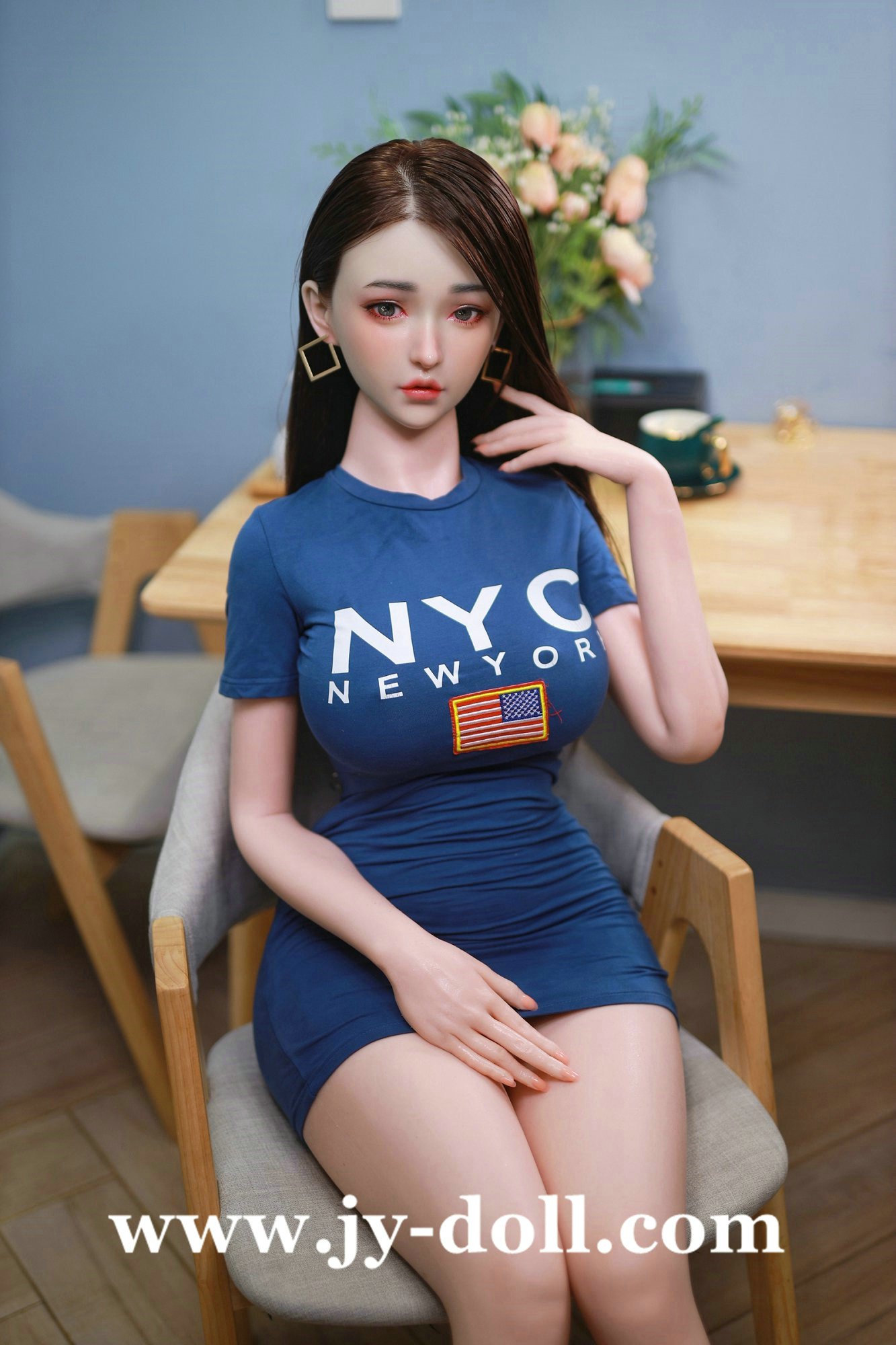 JY DOLL 157CM realistic silicone SEX DOLL Joanna