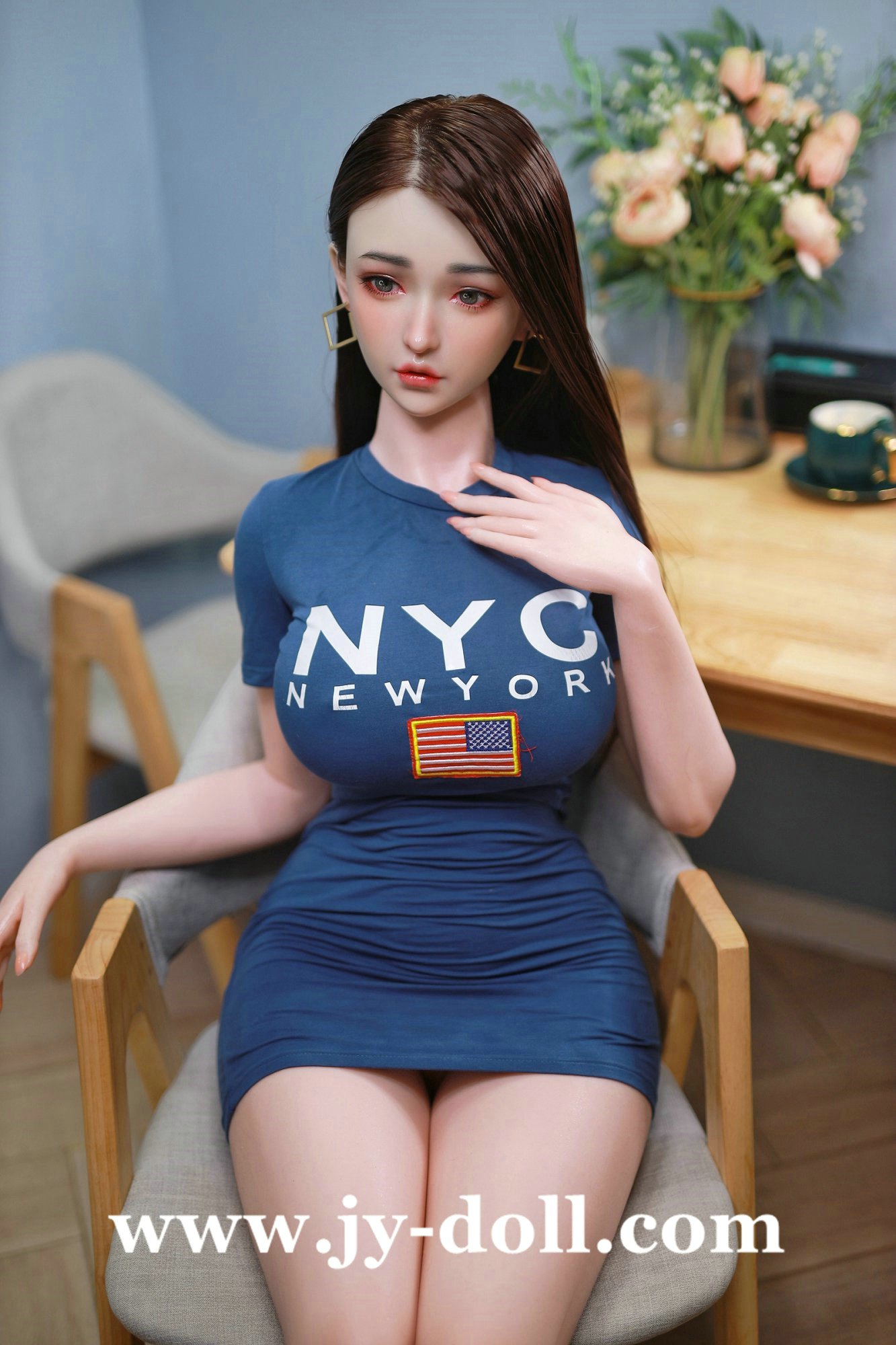 JY DOLL 157CM realistic silicone SEX DOLL Joanna