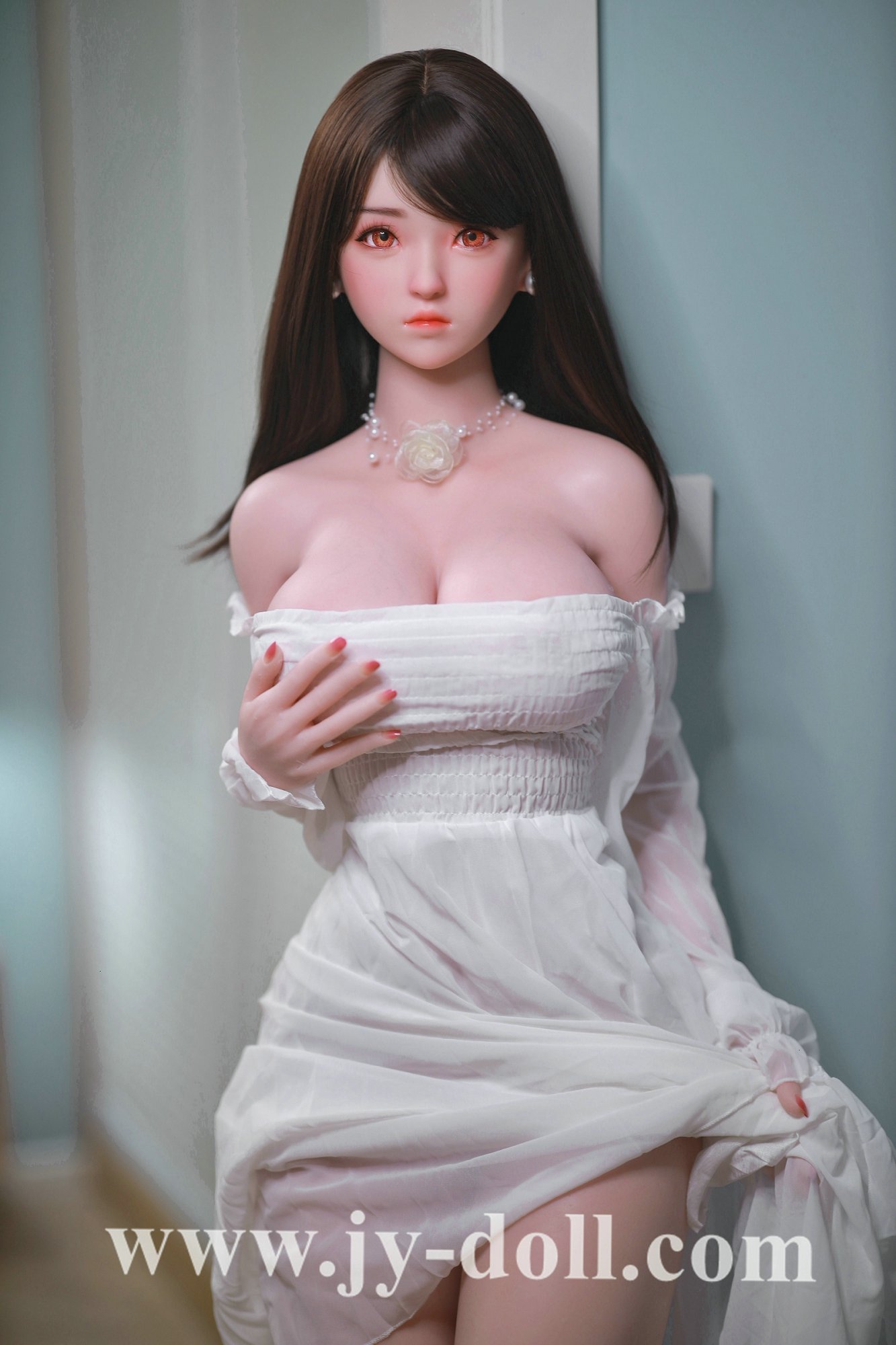 JY DOLL 161CM full silicone SEX DOLL LIANMEN