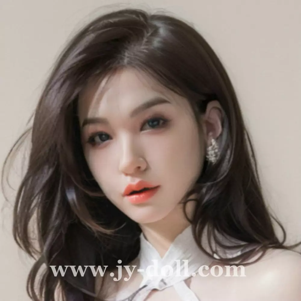 JY Doll silicone sex doll head Wanjun, removable jaw