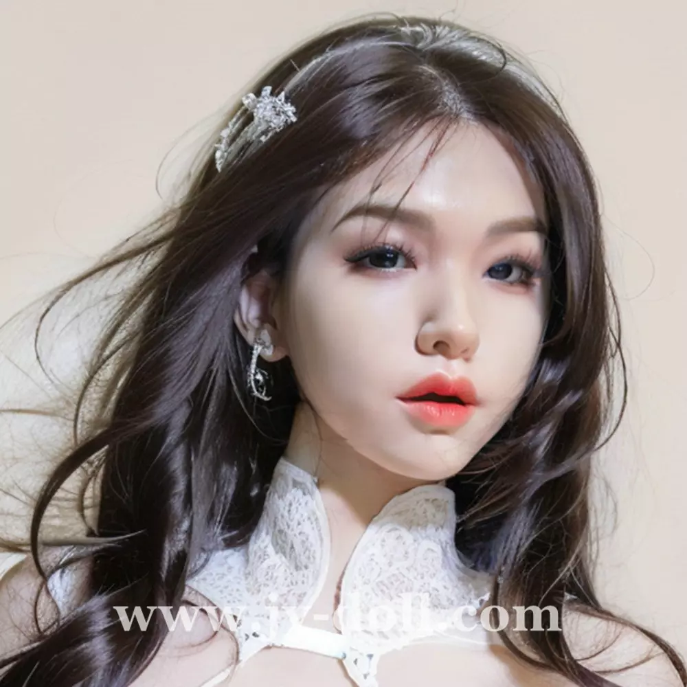 JY Doll silicone sex doll head Wanjun, removable jaw