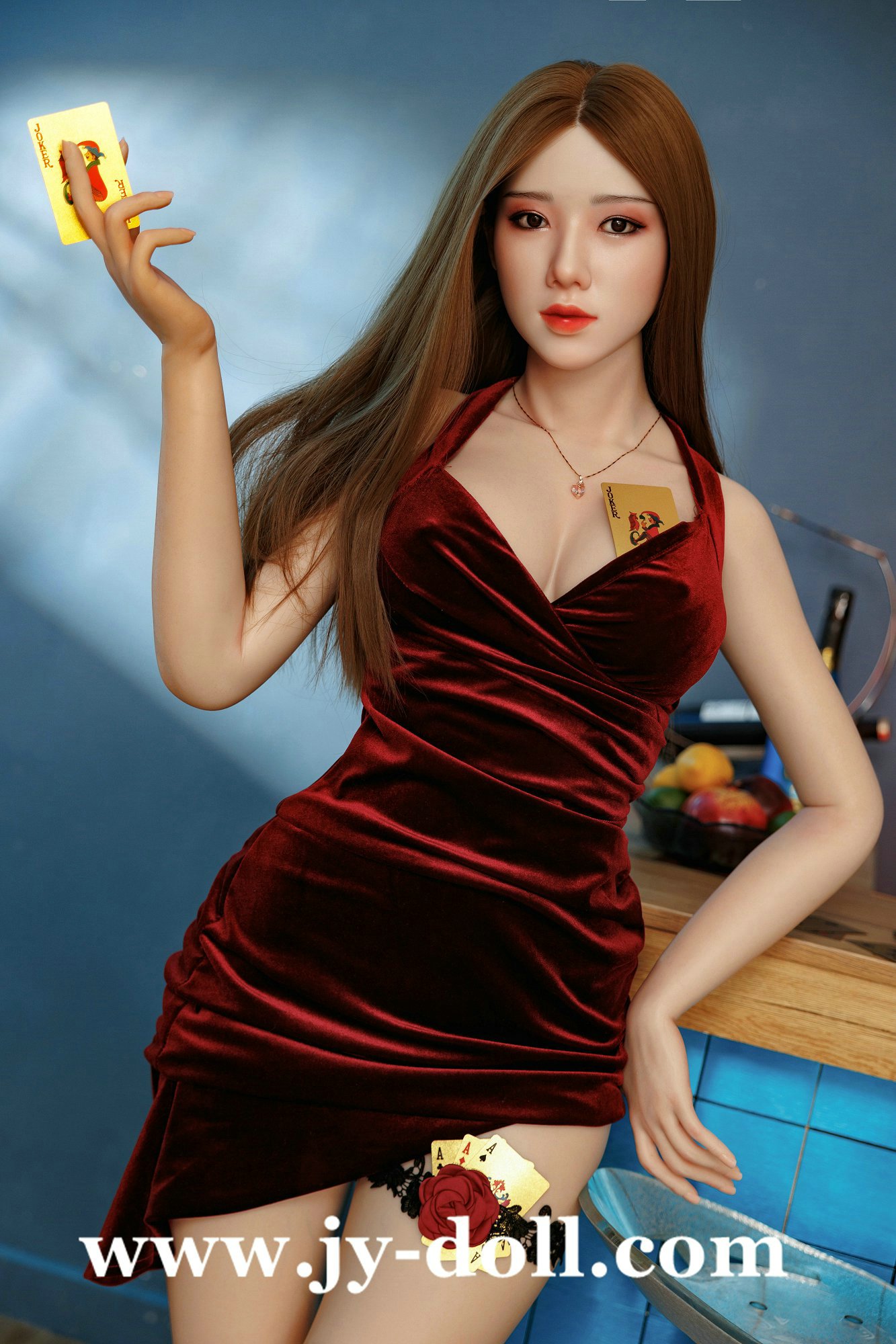 JY Doll 165cm full silicone big boobs love doll Qian Xia