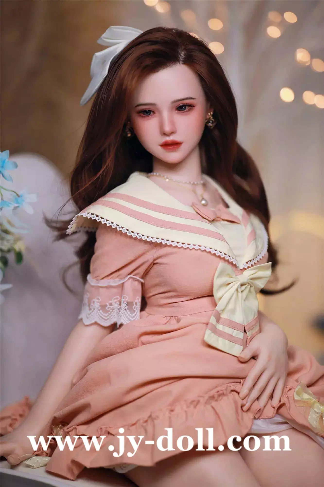 JY Doll 123cm big breasts full silicone doll Nina