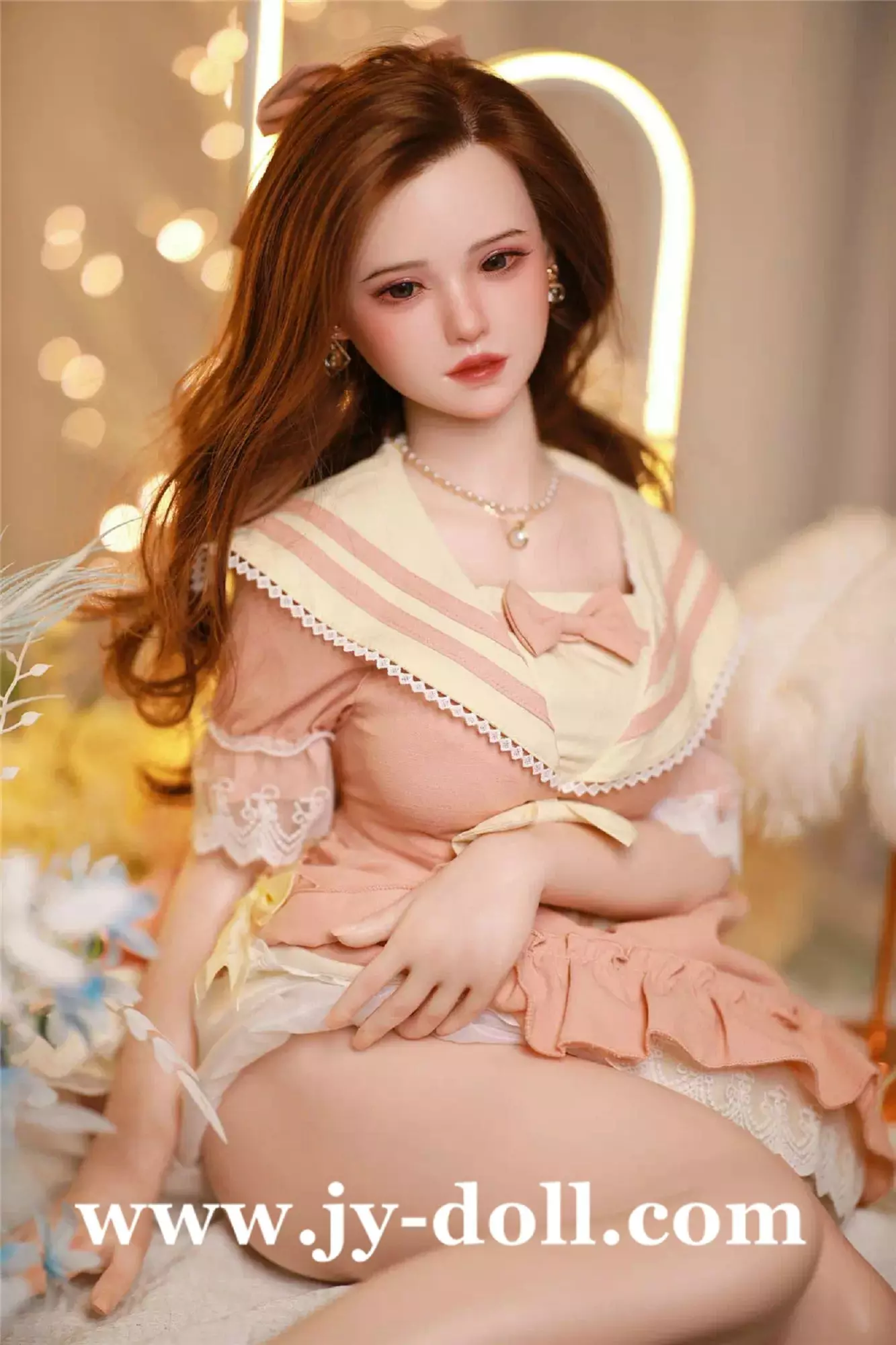 JY Doll 123cm big breasts full silicone doll Nina