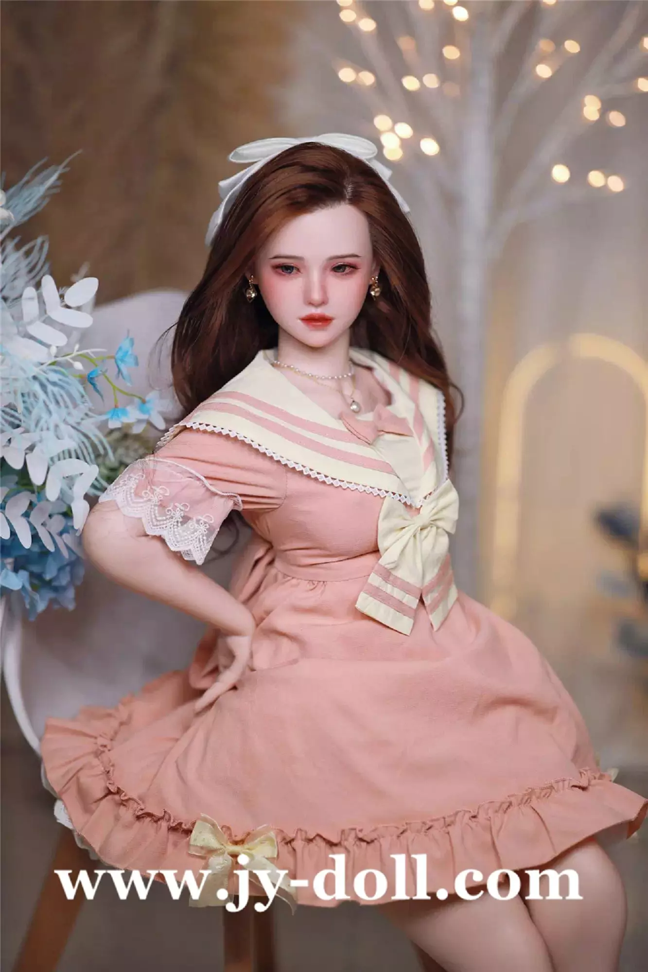 JY Doll 123cm big breasts full silicone doll Nina