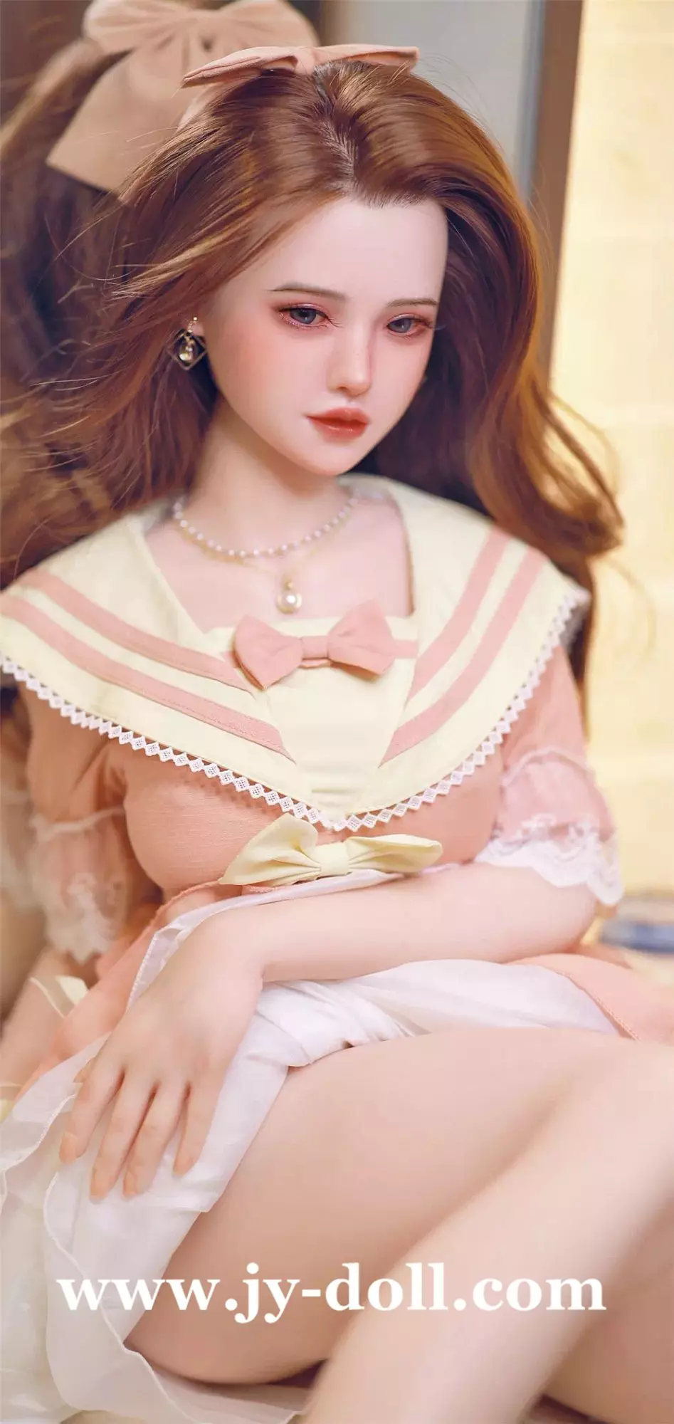 JY Doll 123cm big breasts full silicone doll Nina