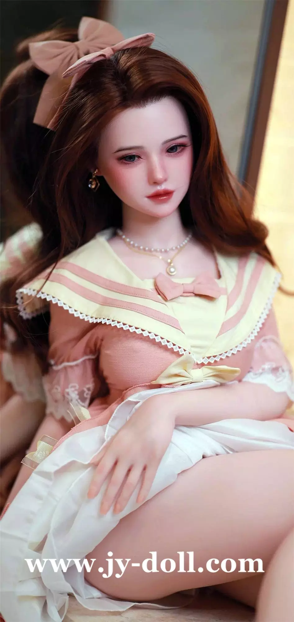 JY Doll 123cm big breasts full silicone doll Nina