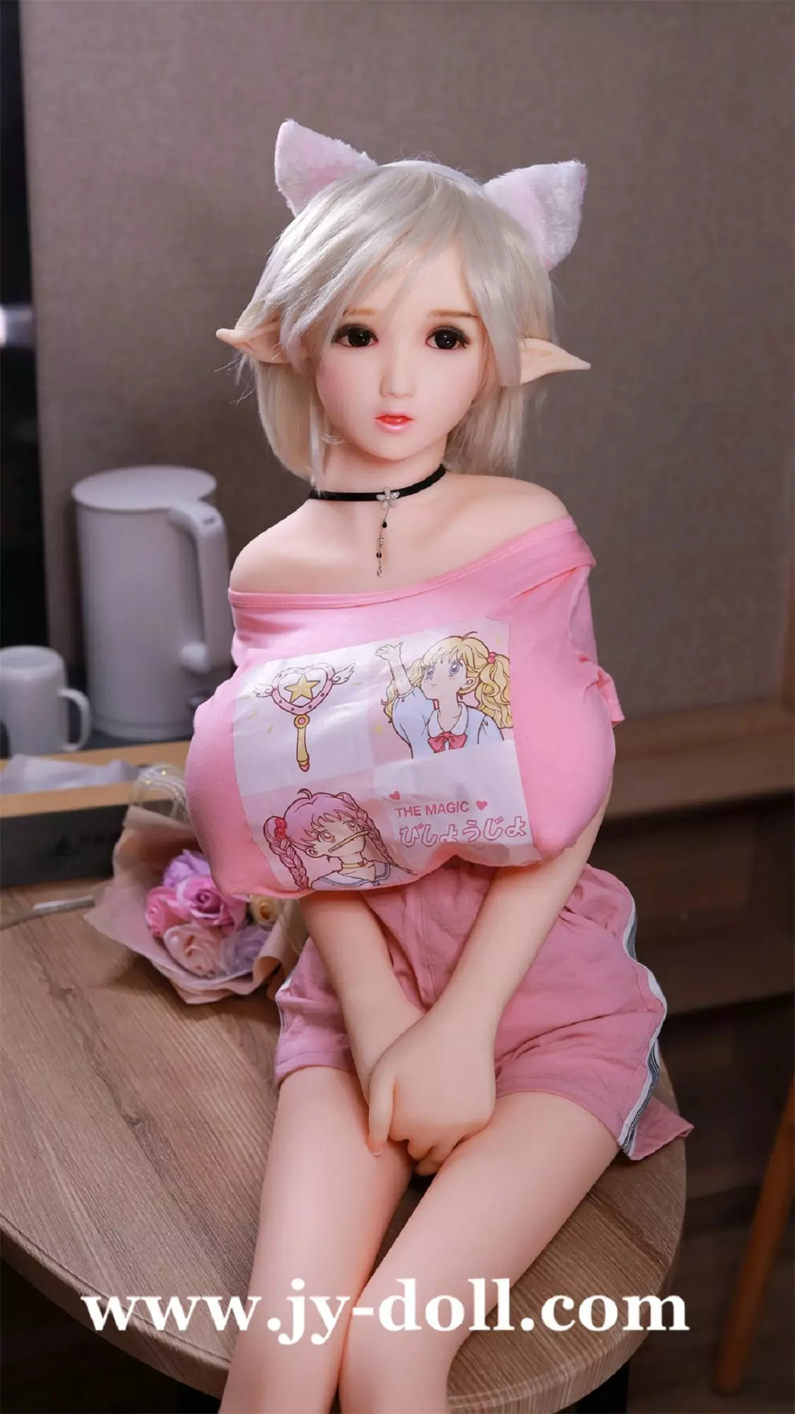 JY doll 130cm Jolly Elf ears TPE Sex Doll