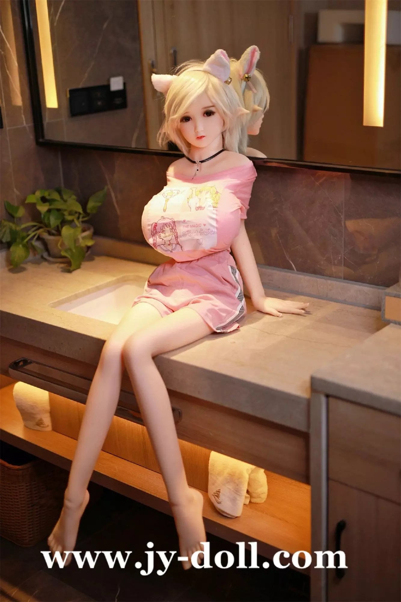 JY doll 130cm Jolly Elf ears TPE Sex Doll